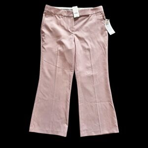 Express Editor Pink Low Rise Flare Dress Pants Womens 4 NWT Y2K Vintage Retro